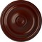 Ekena Millwork Kepler Traditional Medallion (For Canopies up to 3 3/4"), 15 7/8"OD x 1 1/2"P, Brushed Mahogany CM16KPBMF - alternate 1